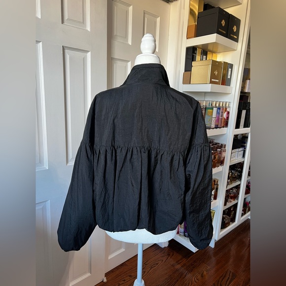 Free People Balloon Bomber Jacket women black Size XS - Picture 15 of 15